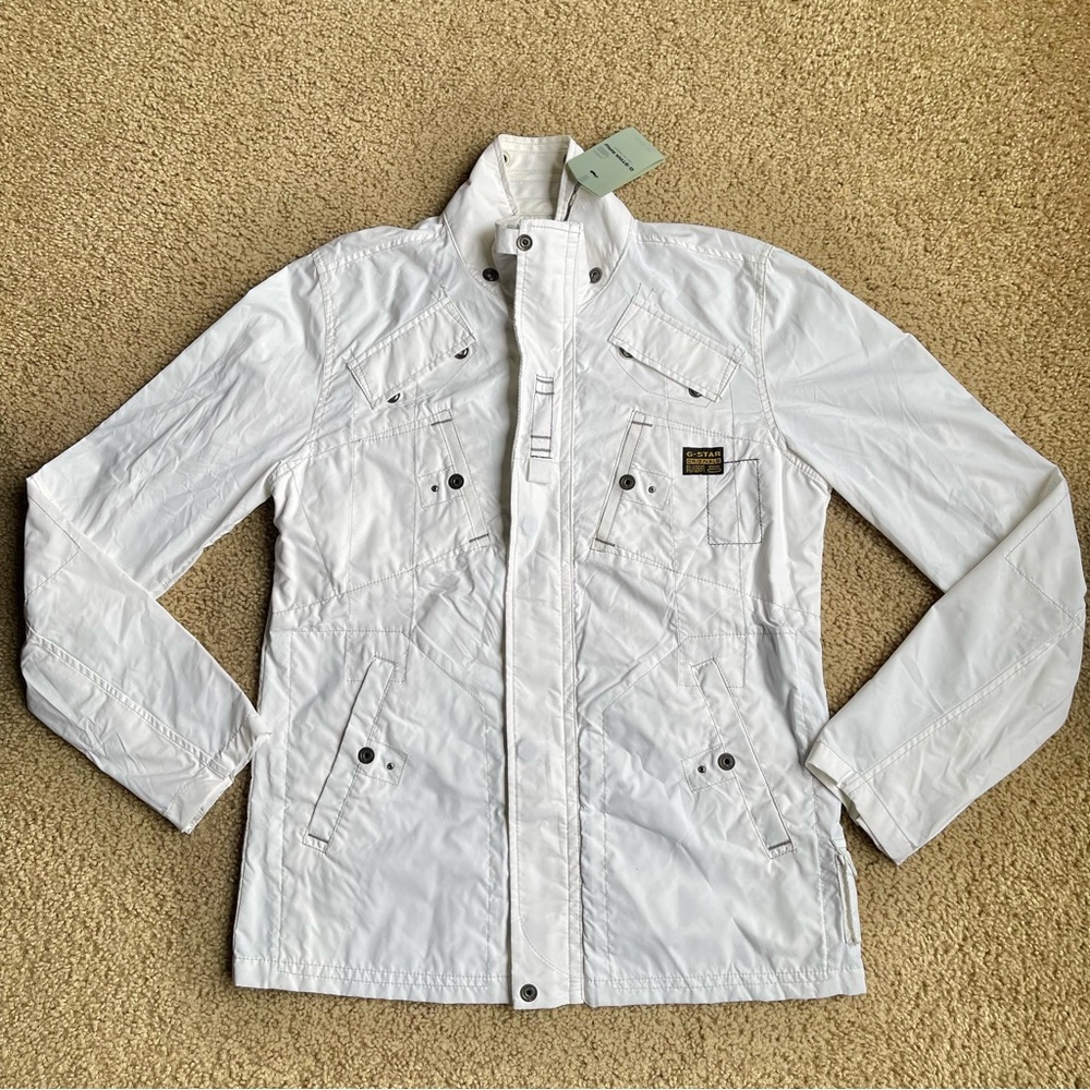 G-Star RAW JOHNSON SOLID OVERSHIRT L/S Size M
color: WHITE